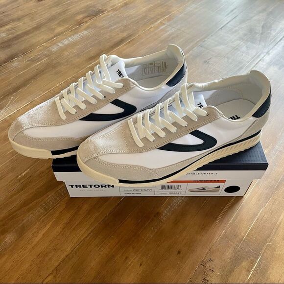 Brand New Tretorn Rawlins 2.0 Lace-Up Jogging Sneakers sz 9 Sweden - Picture 2 of 12